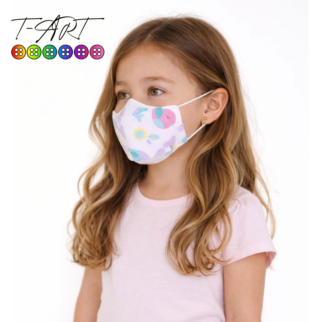 Tapabocas tipo 3D para Niños Diseños Reutilizable | Lavable - Imagen 2