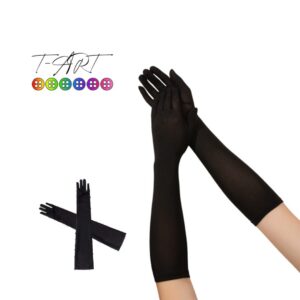 Guantes negros opacos | Guantes Largos T-ART