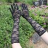 Guantes de Encaje con dedos | Guantes Largos para Mujer T-ART - Imagen 2