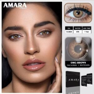 Lentes de contacto apariencia natural | color marron miel | T-ART