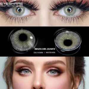 Lentes de contacto apariencia natural | color agua Quartz | T-ART
