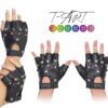 Guantes cuerina unisex | rockeros | moto | T-ART