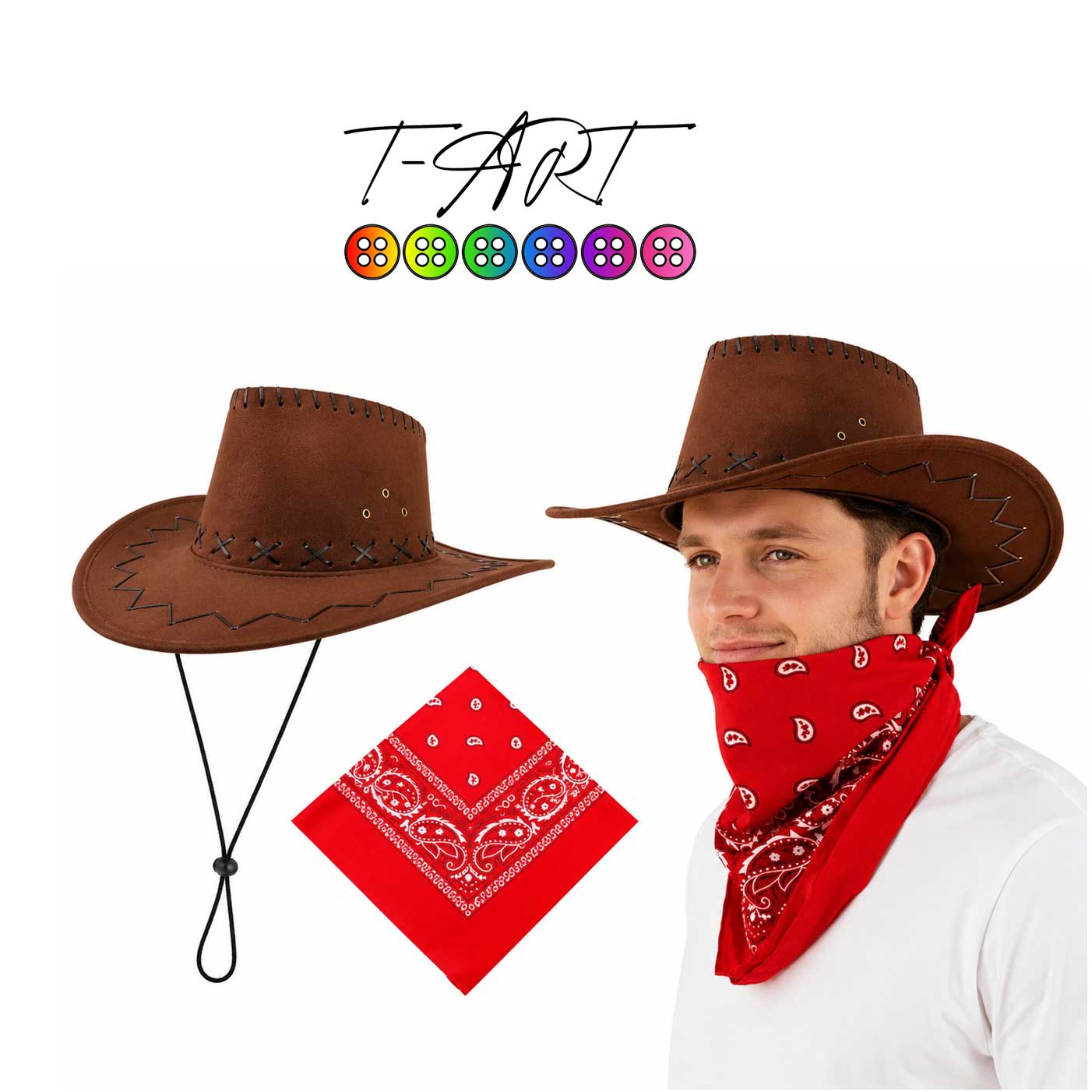 Kit Para Disfraz de Vaquero