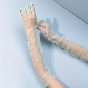 guantes elagntes tul