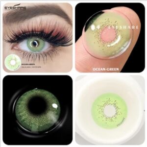 Lentes de contacto Ocean green | color Verde | T-ART