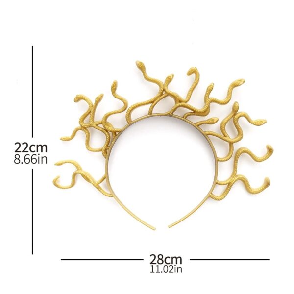 Diadema de serpientes Medusa T-ART - Imagen 3
