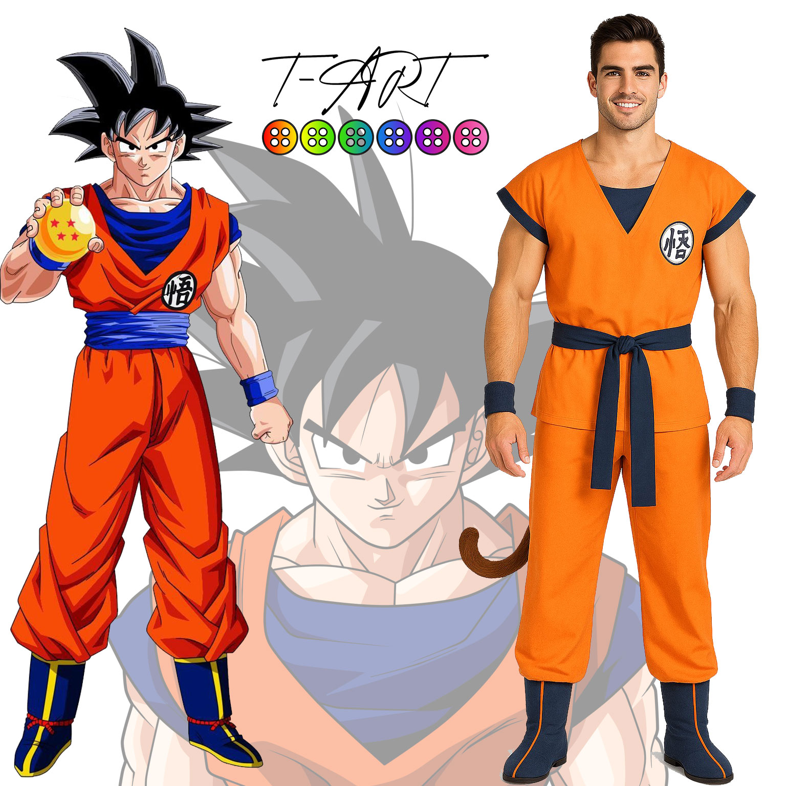 Disfraz | cosplay Goku Dragon Ball T-ART