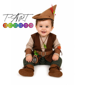Kit Disfraz Elfo del Bosque para Bebe – Estilo Robin Hood | Fantasía Medieval T-ART
