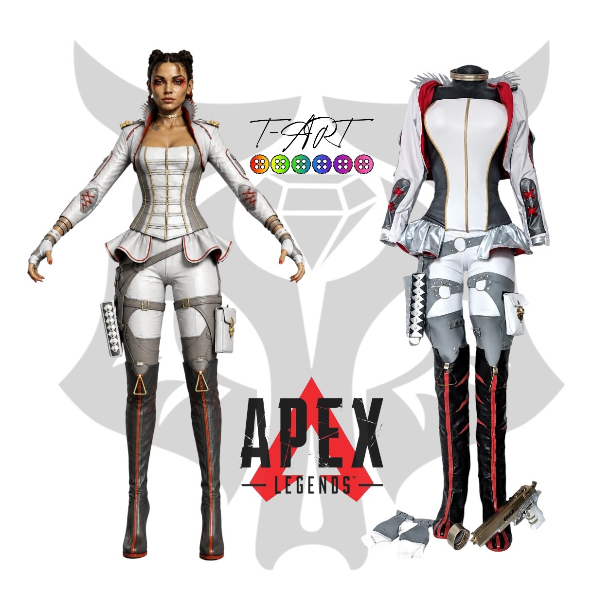 Cosplay LOBA ANDRADE APEX | Disfraz LOBA ANDRADE T-ART
