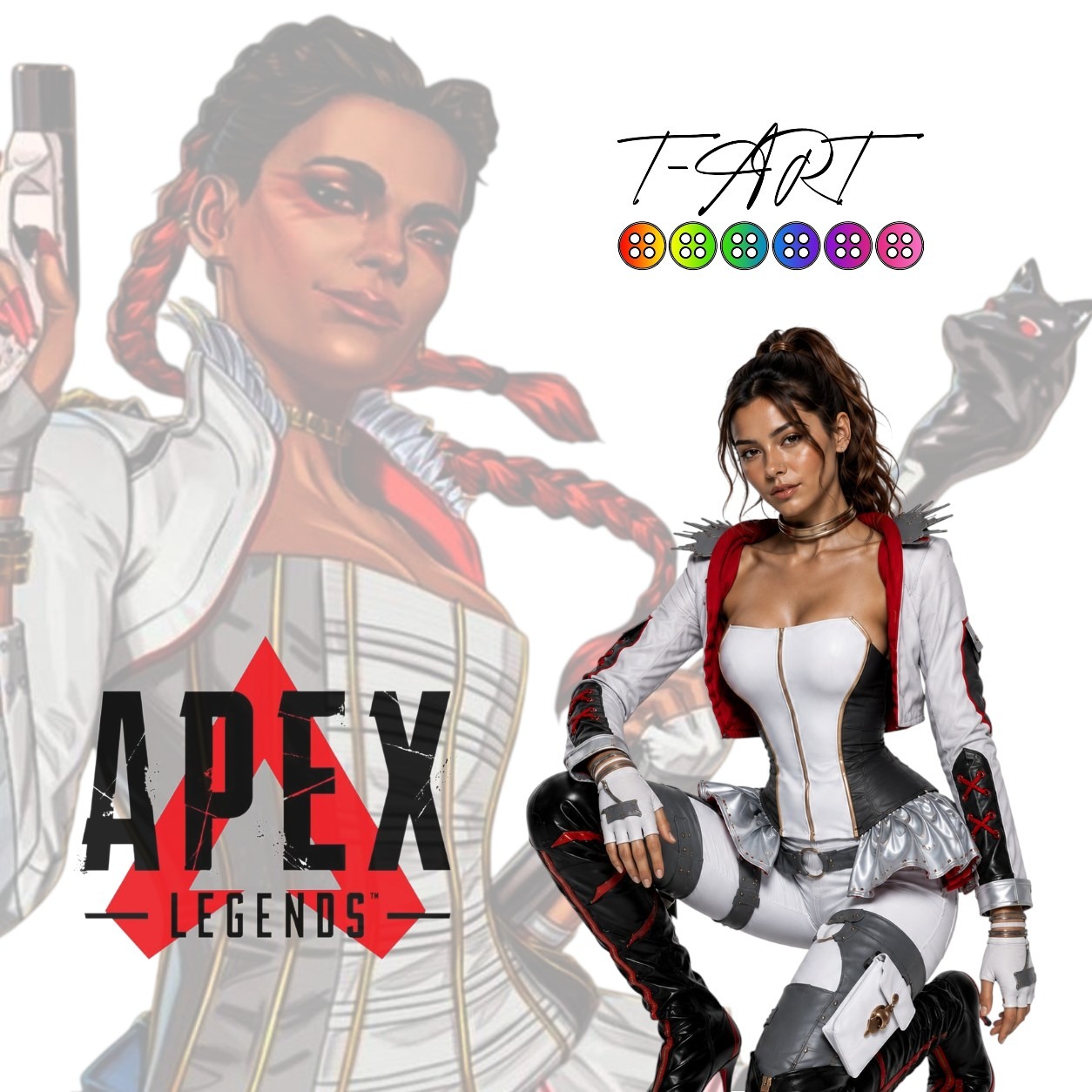 Cosplay LOBA ANDRADE APEX | Disfraz LOBA ANDRADE T-ART - Imagen 2