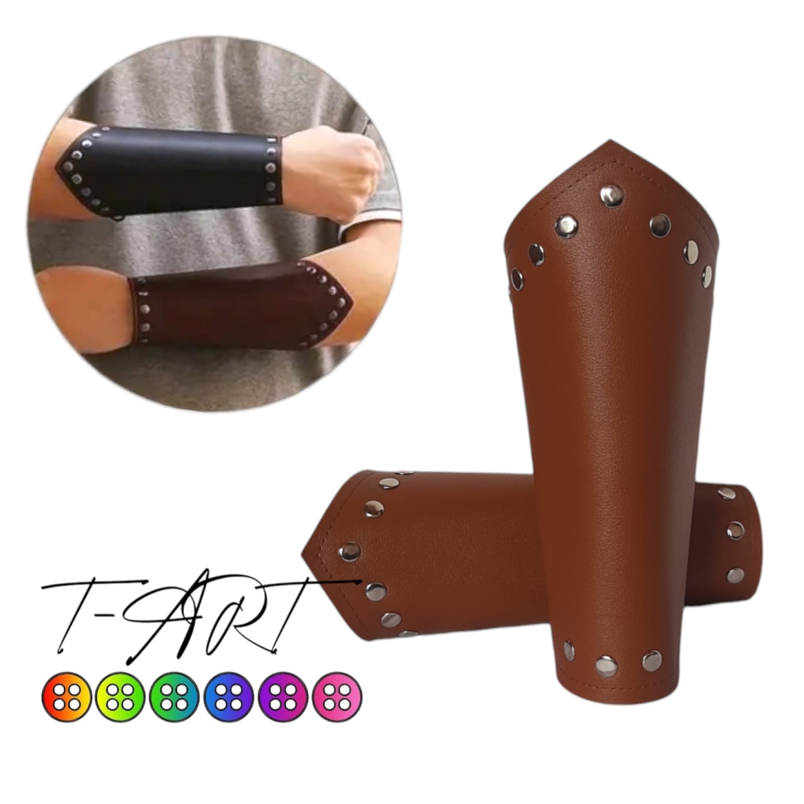 Brazaletes Romanos para Disfraz Cosplay T-ART
