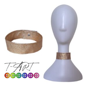 Collar | Gargantilla Amazona Dorado para Disfraz Cosplay T-ART