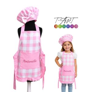 Delantal y Gorro de Chef para Niñas Personalizado T-ART