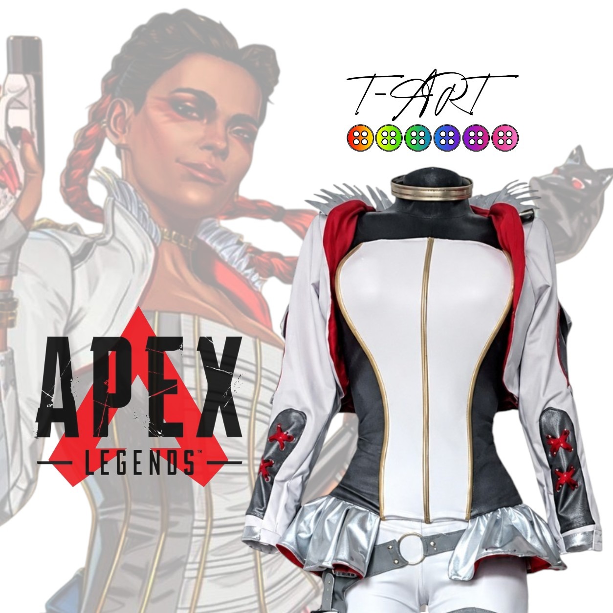 Cosplay LOBA ANDRADE APEX | Disfraz LOBA ANDRADE T-ART - Imagen 3