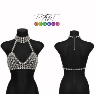 Top de Brillantes y Cadenas Ajustable | T-ART